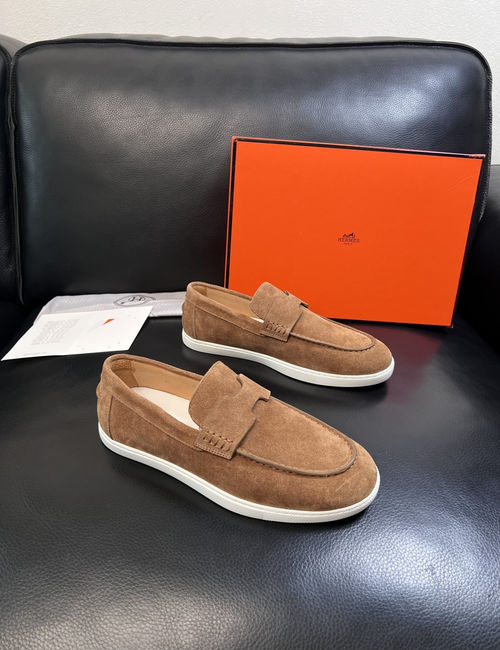 Hermes Premium Leather Casual Footwear