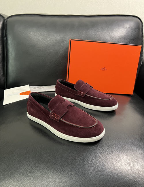 Hermes Premium Leather Casual Footwear