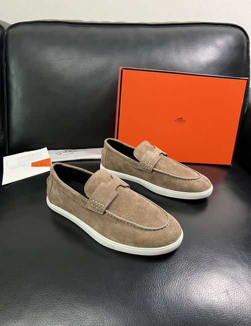 Hermes Premium Leather Casual Footwear