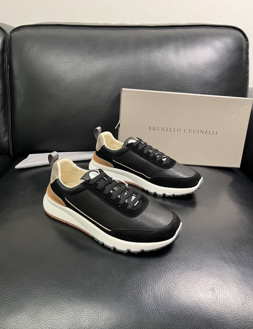 Brunello Cucinelli BC High-Quality Leather Shoes With Breathable Design