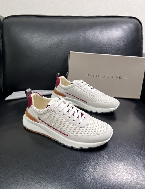 Brunello Cucinelli BC High-Quality Leather Shoes With Breathable Design