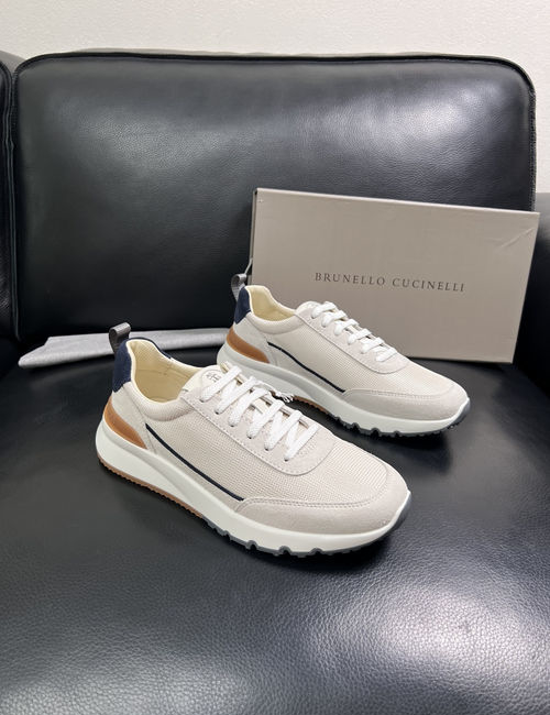 Brunello Cucinelli BC High-Quality Leather Shoes With Breathable Design