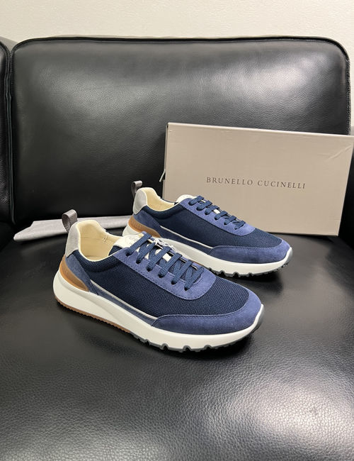 Brunello Cucinelli BC High-Quality Leather Shoes With Breathable Design