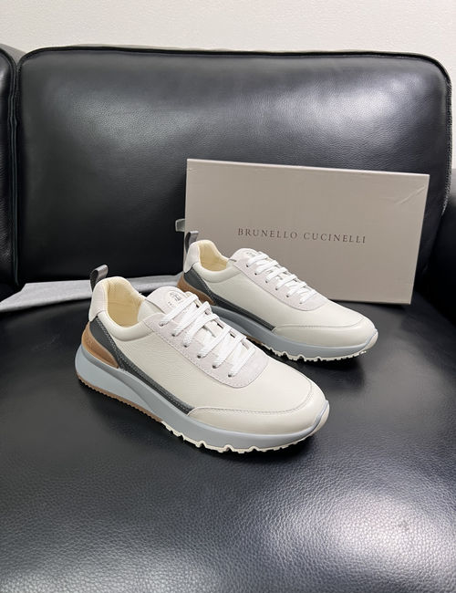 Brunello Cucinelli BC High-Quality Leather Shoes With Breathable Design