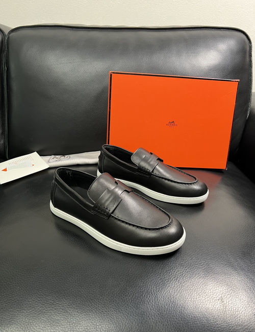 Hermes Premium Leather Casual Footwear