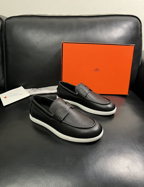Hermes Premium Leather Casual Footwear