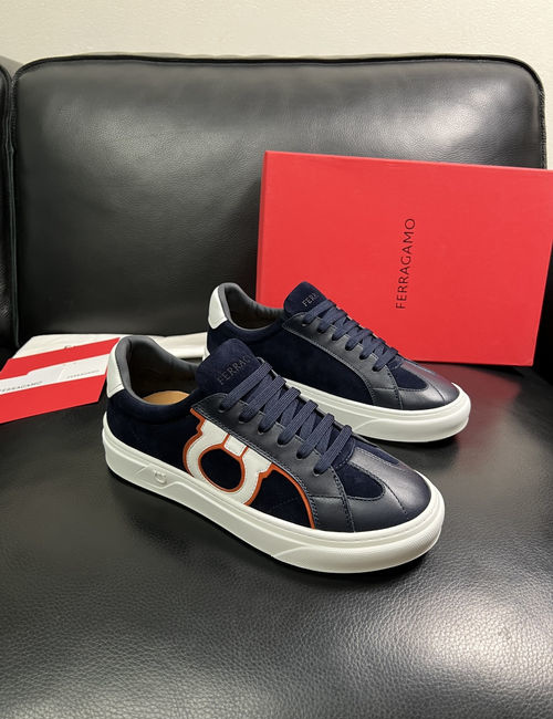 Ferragamo Premium Leather Casual Shoes