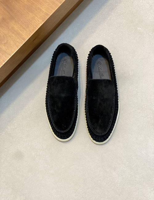 Loro Piana LP Slip-on Woven Loafers Soft Sole