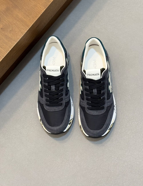 Premiata Suede Leather Upper Casual Footwear