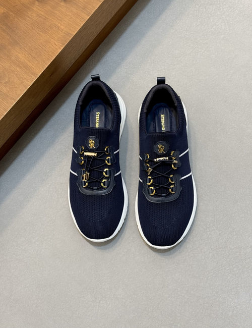 Stefano Ricci Breathable Mesh Leather Sneakers