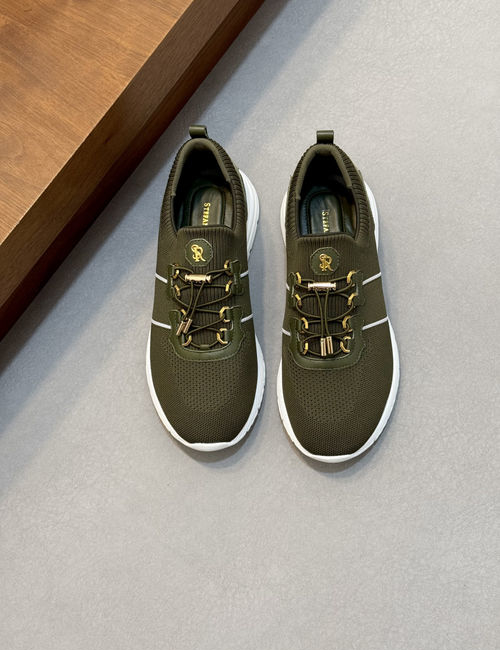 Stefano Ricci Breathable Mesh Leather Sneakers