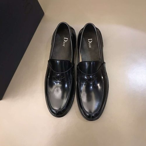 Christian Dior CD Business Casual Leather Shoes