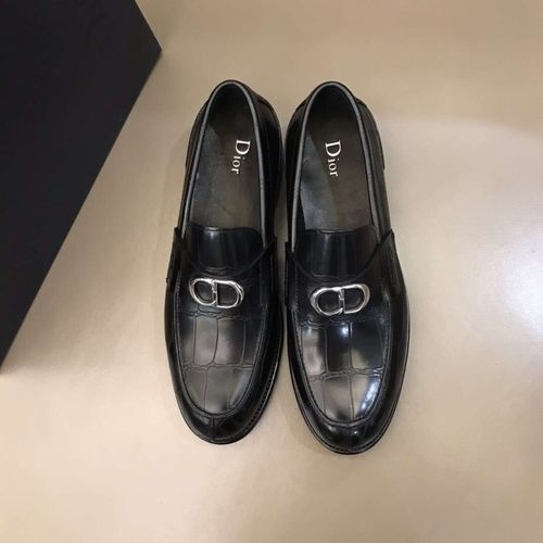 Christian Dior CD Business Casual Leather Shoes