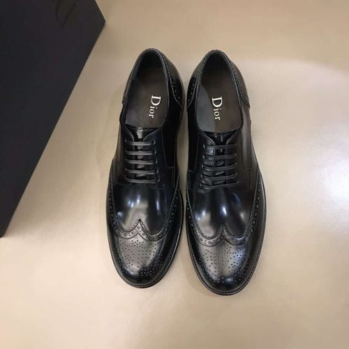 Christian Dior CD Business Casual Leather Shoes