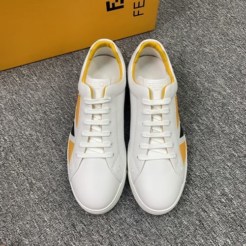 Fendi 3D Printed Leather Sneakers With TPU Sole