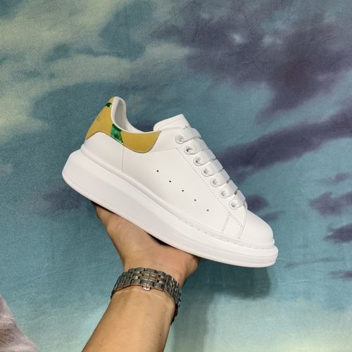 McQueen Top Grade Silk Cowhide Leather Sneakers
