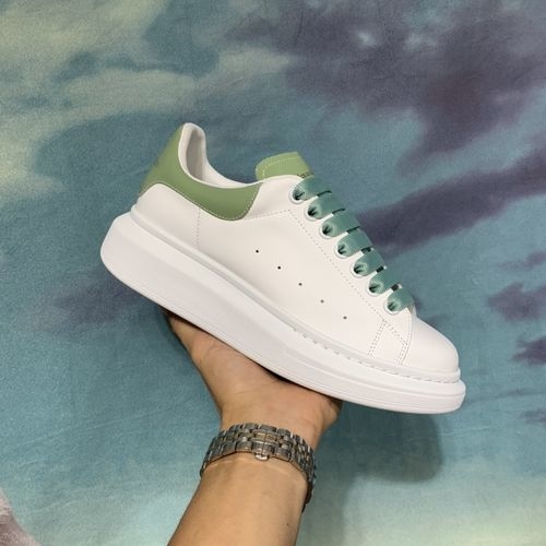 McQueen Top Grade Silk Cowhide Leather Sneakers