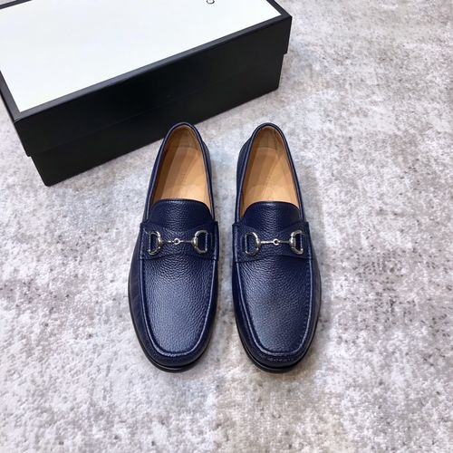 Gucci Classic Cowhide Leather Casual Loafers