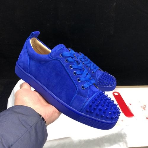Christian Louboutin Low-top Spike Red Sole Shoes