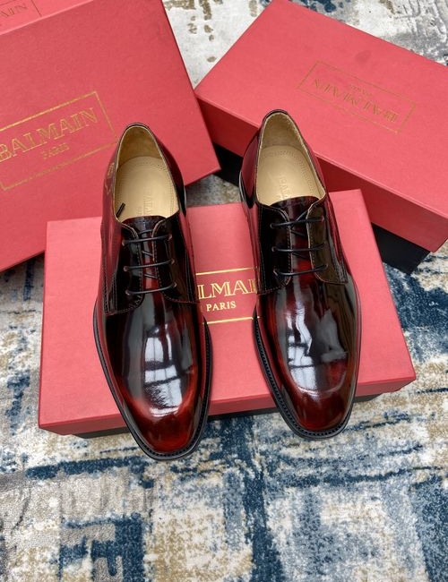 Balmain Leather Sole Formal Leather Shoes