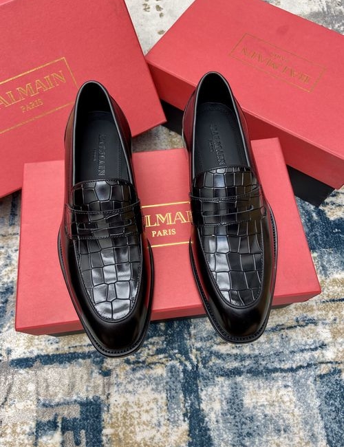Balmain Leather Sole Formal Leather Shoes