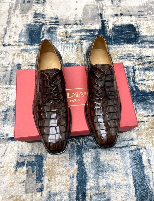 Balmain Leather Sole Formal Leather Shoes