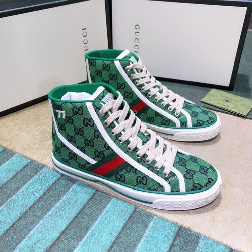 Gucci Tennis 1977 High-top Canvas Shoes