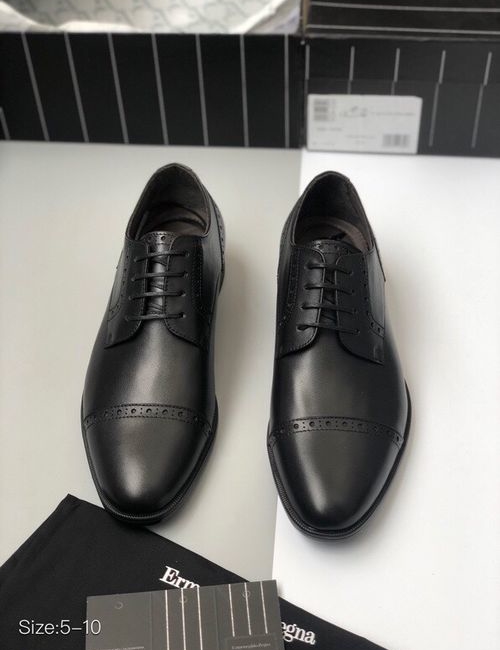 Zegna New Arrival Brogue Business Casual Leather Shoes