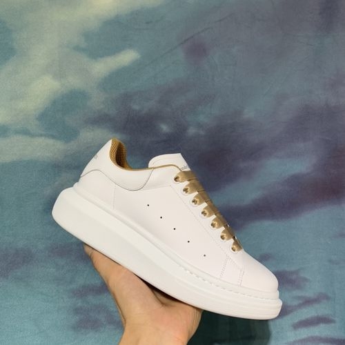 McQueen Silk Leather, Breathable Lining, High-Quality Shoes