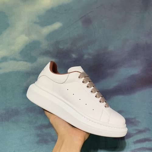 McQueen Silk Leather, Breathable Lining, High-Quality Shoes