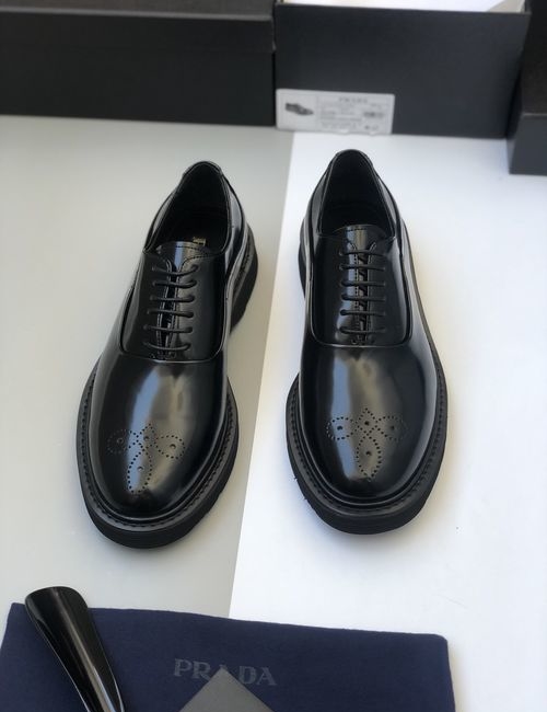 Prada Carved Derby Shoes