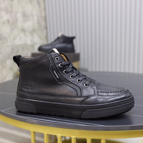 UGG Waterproof Leather Fur Lined Casual Shoes