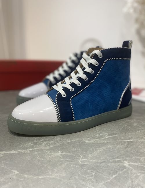 Christian Louboutin High-top 3d Printed Plain Shoes