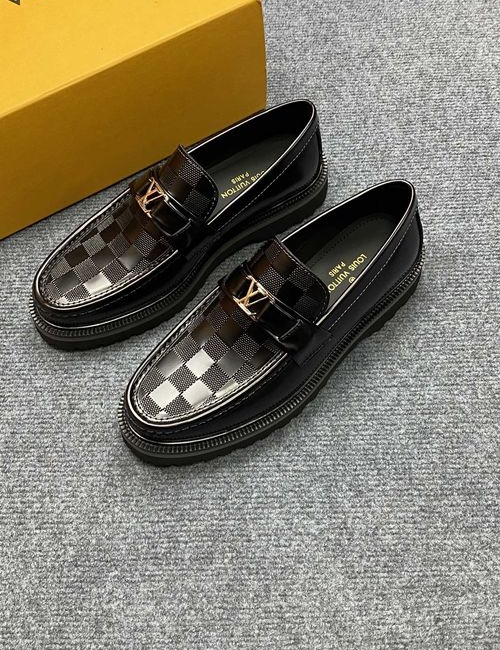 Louis Vuitton LV LUXEMBOURG SAMOTHRACE Leather Shoes With Hardware