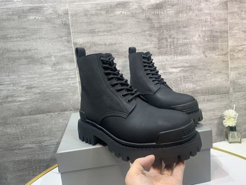 Balenciaga Strike Thick Sole Derby Boots