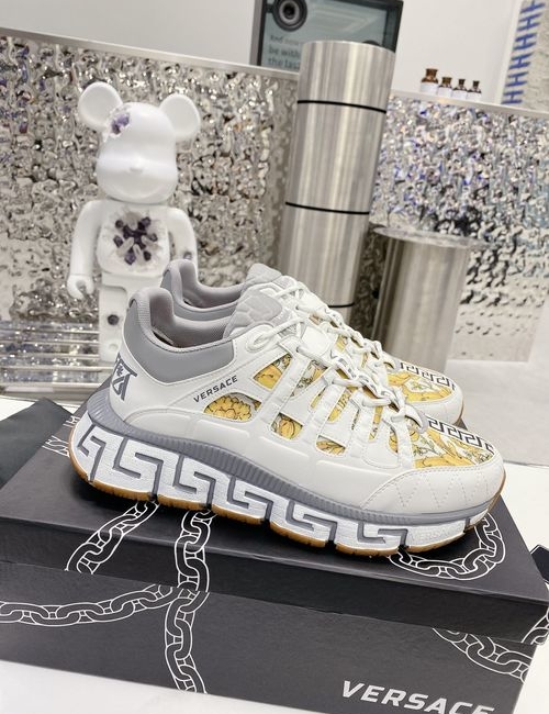 Versace Premium Leather Casual Chunky Sneakers