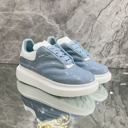 McQueen New Printed Craft Leather Sneakers