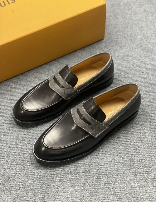 Louis Vuitton LV LUXEMBOURG SAMOTHRACE Leather Shoes, Full Pack