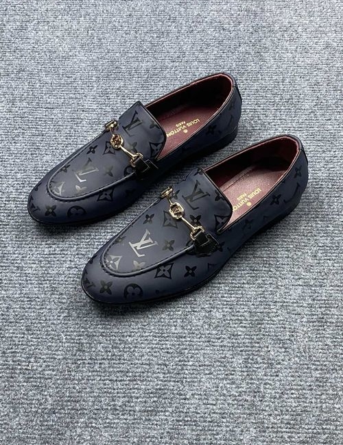 Louis Vuitton LV LUXEMBOURG SAMOTHRACE Leather Shoes, Full Set