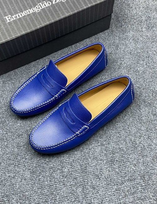 Zegna Genuine Cowhide Lining Comfortable Sole Shoes