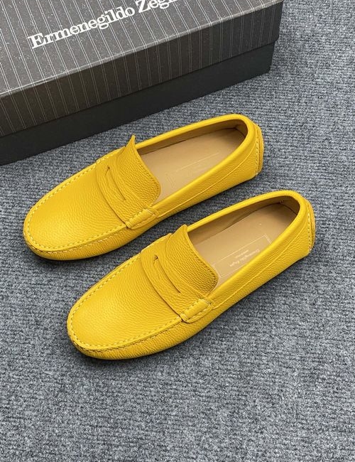 Zegna Genuine Cowhide Lining Comfortable Sole Shoes