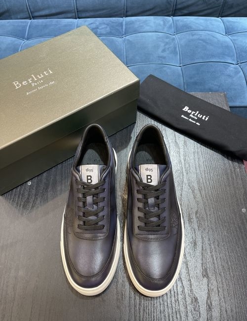 Berluti Hand-colored Leather Sneakers
