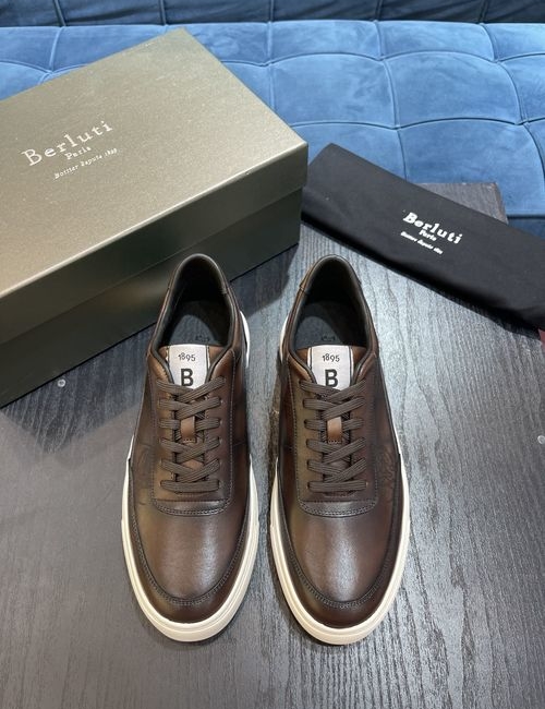 Berluti Hand-colored Leather Sneakers