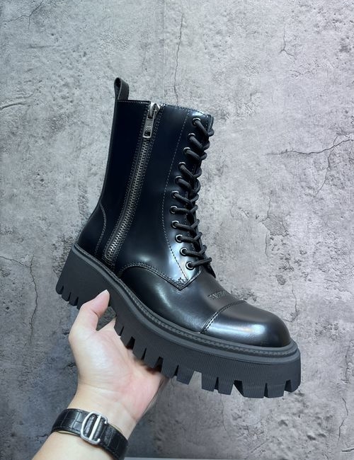 Balenciaga Vintage Distressed Martin Boots