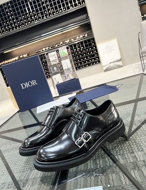 Christian Dior CD Patent Leather Elevator Casual Shoes