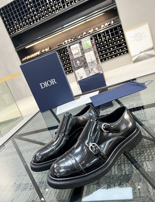 Christian Dior CD Patent Leather Elevator Casual Shoes