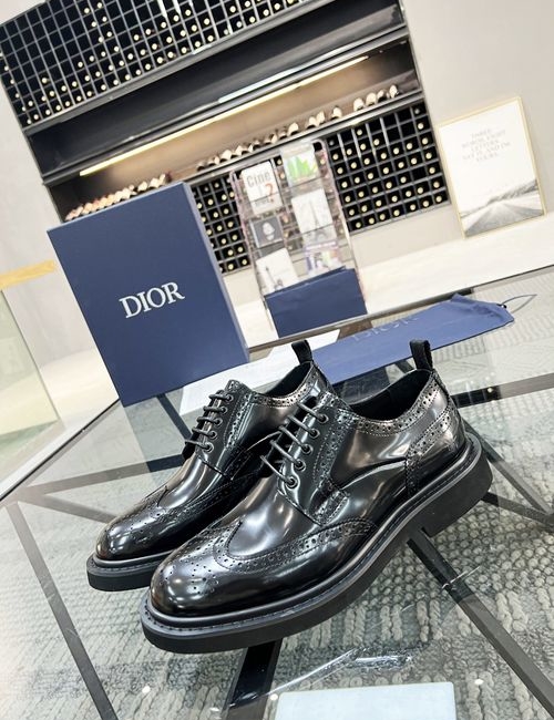 Christian Dior CD Patent Leather Elevator Casual Shoes