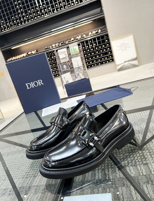 Christian Dior CD Patent Leather Elevator Casual Shoes