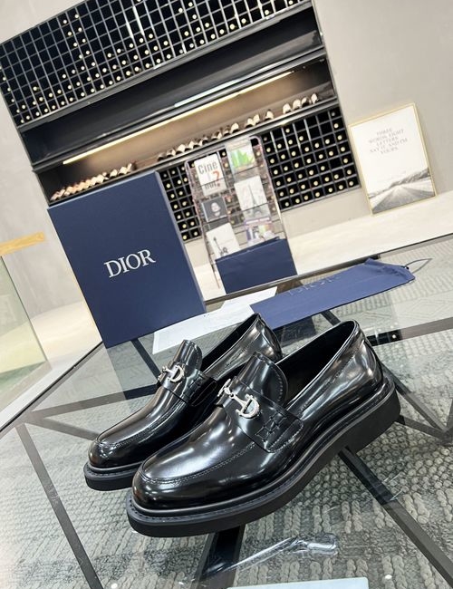 Christian Dior CD Patent Leather Elevator Casual Shoes