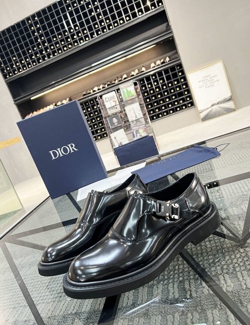 Christian Dior CD Patent Leather Elevator Casual Shoes